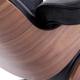 lounge chair Charles & Ray Eames walnut replica