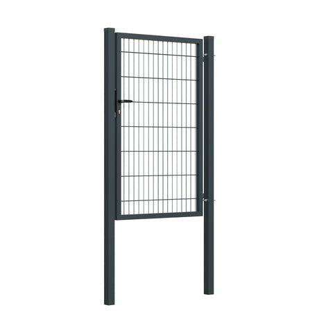Gate 1pc. 2D BOX ZnPVC 1000x1500mm RAL 7016 anthracite