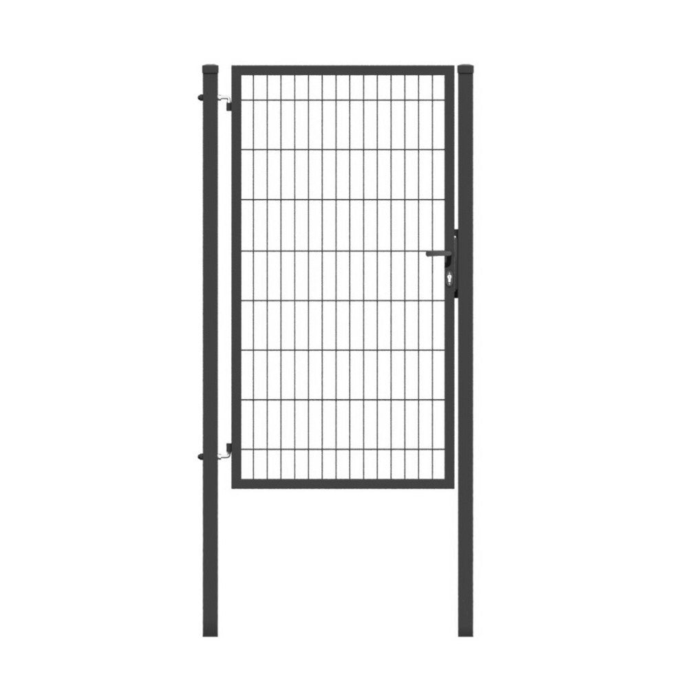 Gate 1pc. 2D BOX ZnPVC 1000x1700mm RAL 7016 anthracite