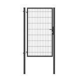 Gate 1pc. 2D BOX ZnPVC 1000x1700mm RAL 7016 anthracite