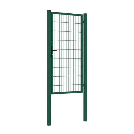 Gate 1pc. 2D BOX ZnPVC 1000x1800mm RAL 6005 green