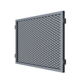 Aluminum fence panel 2000x1200mm expanded metal anthracite.
