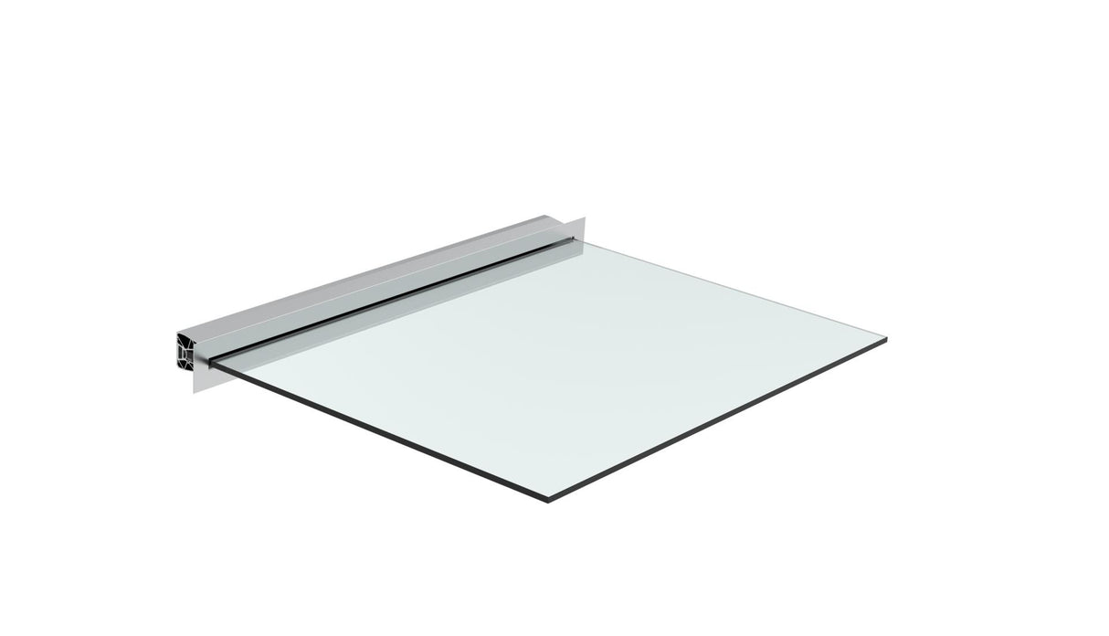 Canopy with aluminium channel profile