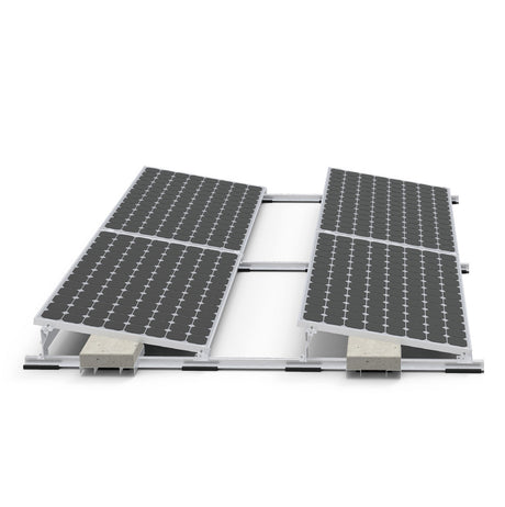 Set pre rovnú strechu 2x2  vých./záp. - PRO S 10°