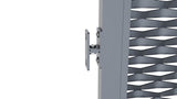 Aluminum fence panel 2000x1200mm expanded metal anthracite.
