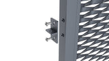 Aluminum fence panel 2000x1500mm expanded metal anthracite.