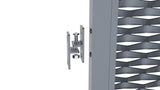 Aluminum fence panel 2000x1200mm expanded metal anthracite.