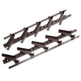 Pohyblivý plastový systém - žalúziový - pár (ľavý + pravý)