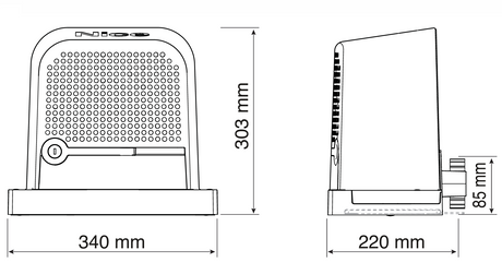 Set of propulsion for sliding gate set, max 400kg