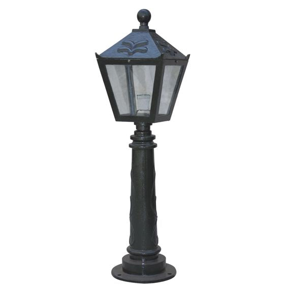 Cast iron pole lamp 230x230, h850mm, cast iron, bl