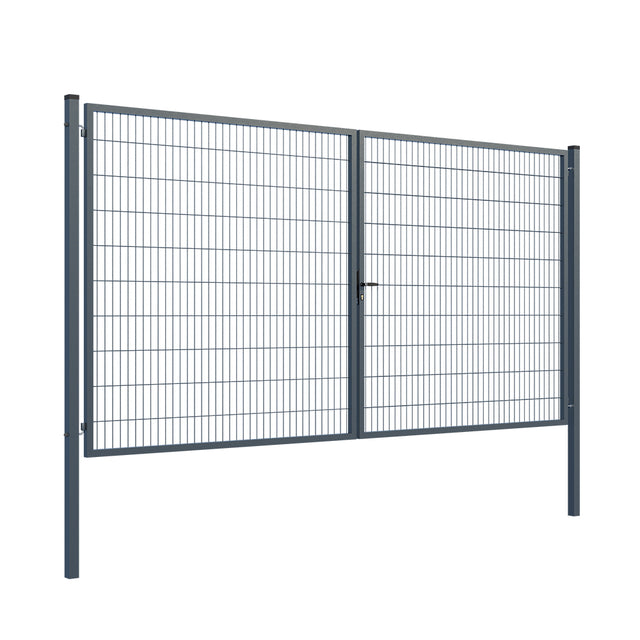 Brána 2kr. SQUARE ZnPVC 4000x2000mm, antracit