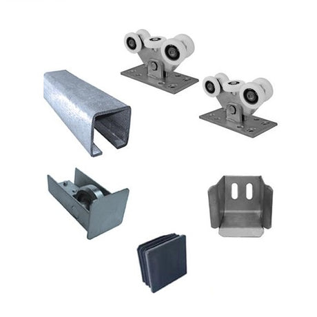 Cantilever sliding gate set up to 4m,NYLON 60x60mm