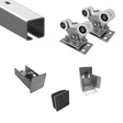 Kit per cancello scorrevole fino a 4,5m, Zn, NYLON, 70x70mm