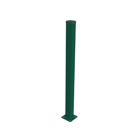 Palo 60x40mm con base ZnPVC 1600mm verde