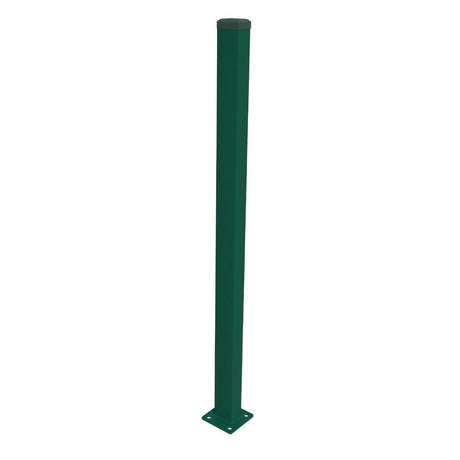 Palo 60x40mm con base ZnPVC 2000mm verde