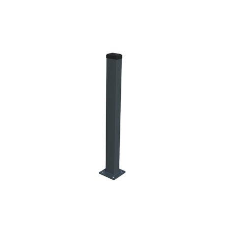 Palo 60x40mm con base ZnPVC 1200mm antracite
