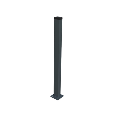 Palo 60x40mm con base ZnPVC 1800mm antracite