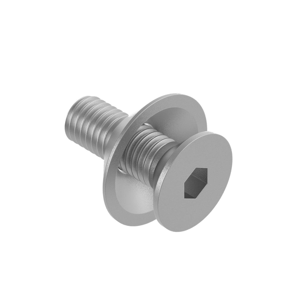 Vite coniche + rondella conica, M8, Zn, SW=T40