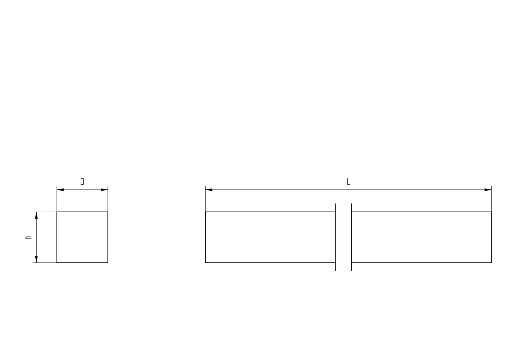 Wooden handrail BEECH