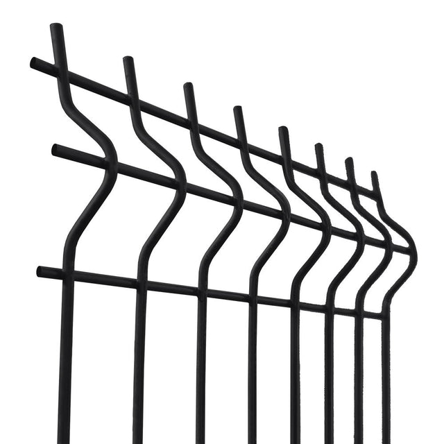 Pannello di recinzione saldato 3D ZnPVC 2500x1730x4mm nero