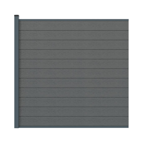 WPC plotový set so stĺpikom 1850mm BIANKA sivá