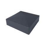 Cappuccio per montante 70x70mm alluminio antracite