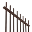 Welded fence panel N2D 2500x1630mm D5/4/5mm brown