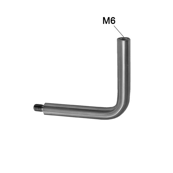 Stainless steel wall-mounted handrail bracket AISI