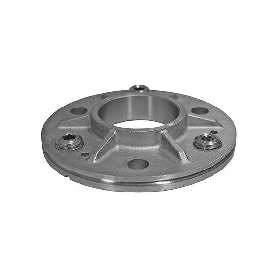 Flange adjustable