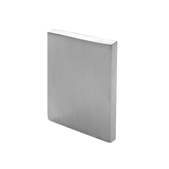 Flange - square AISI304, 40x40mm, t4mm raw