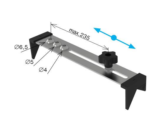 Preparation for tube drilling AL/0004