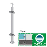 Stainless steel pole, VK-straight