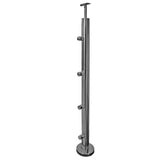 Stainless steel pole, VK-staircase
