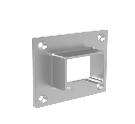 Handrail bracket - glass clamp - flange