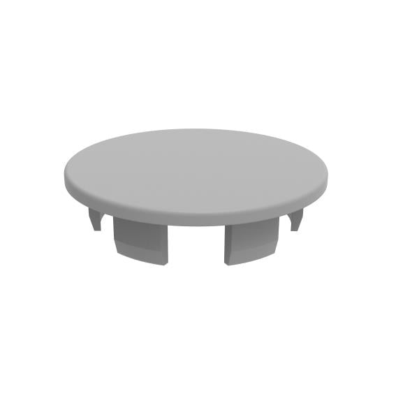 End cap for AL profile, PVC, D20mm