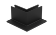 AL. profile, top mount  90° IN corner AL/ELOX/Sati