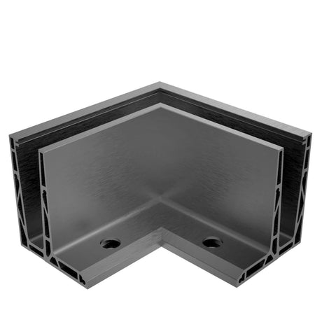 AL. profile, top mount  90° IN corner AL/ELOX/Sati