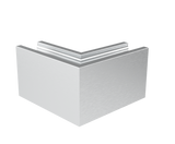 AL. profile, top mount  90° IN corner AL/ELOX/Sati