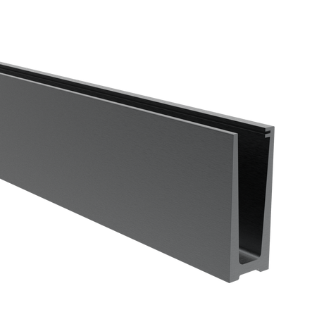 Aluminium profile -top mounting