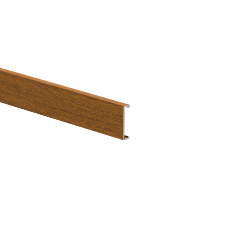 Aluminum facade strip 25x6-6000mm W03