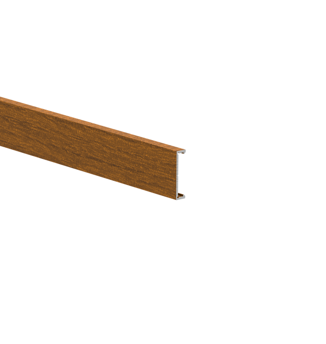 Aluminum facade strip 25x6-6000mm W03