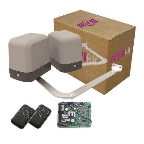 Rollkit joint drive for double-leaf gate, set