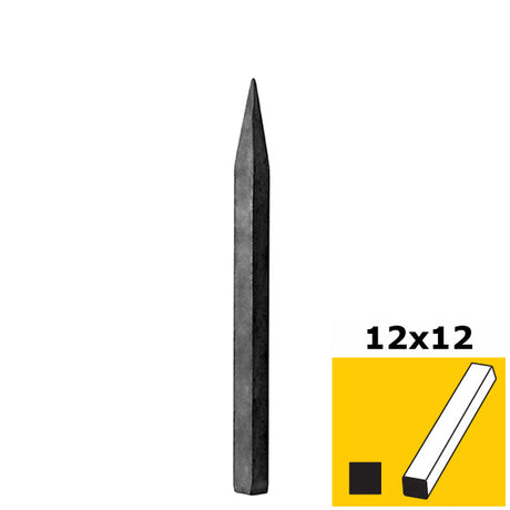 Pole with spear h150, n12x12mm