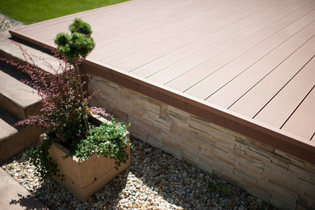Pannello per pavimento WPC 138x23x4000mm, Grigio/Grigio chiaro