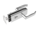 Lock for glass door inox, glass t 8,10,12mm