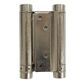 Spring hinge doublesided, Nickel, L=125mm
