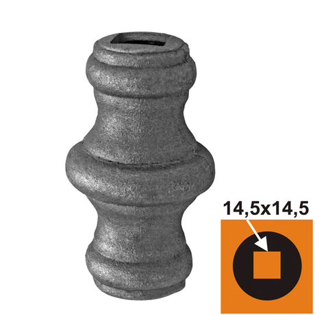 Forged sleeve h62,2  D42, 14,5x14,5mm