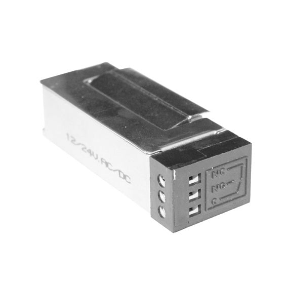 Electromagnetic lock with auxiliary contact, 12-24V AC/DC