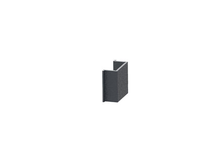 Narrow distance cover strip for post profiles and U-adapter of the fencing system, 20 x 08–20 mm – Anthracite RAL 7016