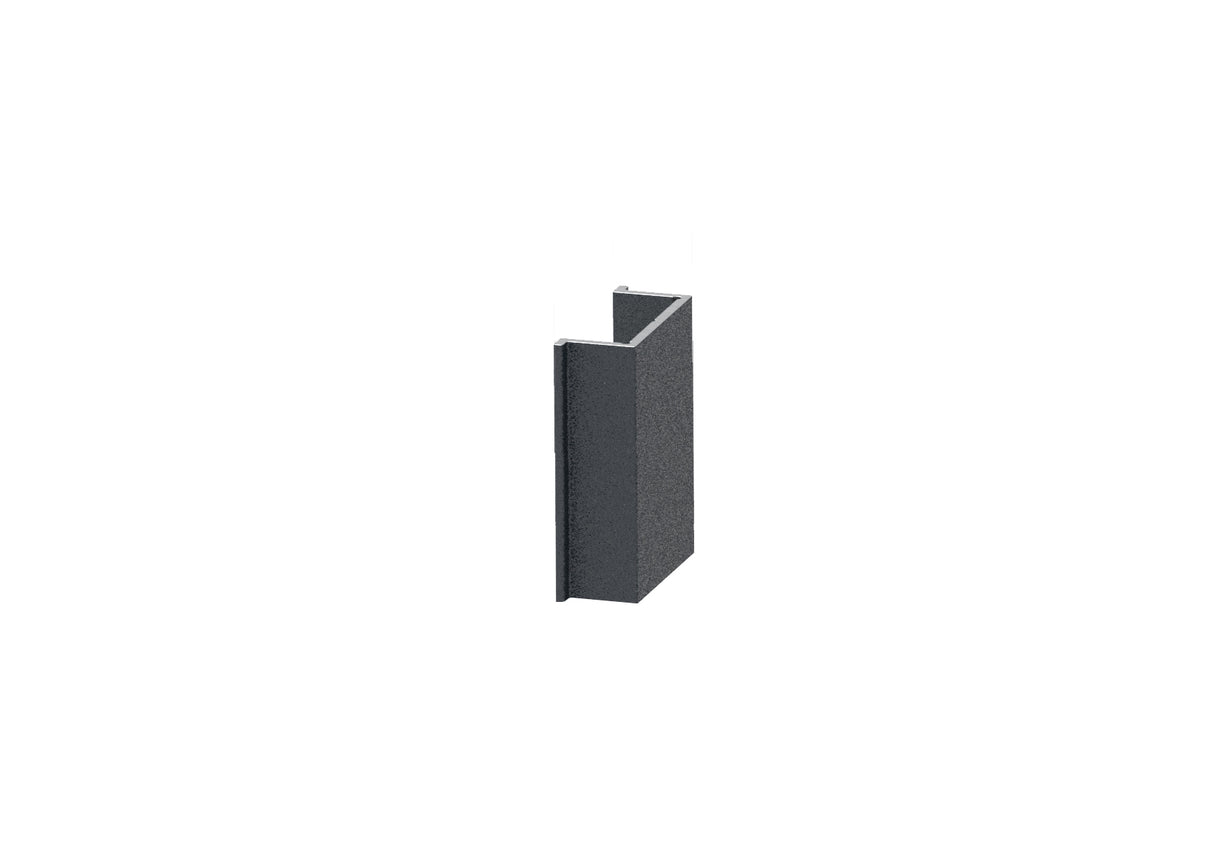 Staffe di copertura distanziatrice stretta per profili dei pali e adattatore a U del sistema di recinzione, 20x08-30mm